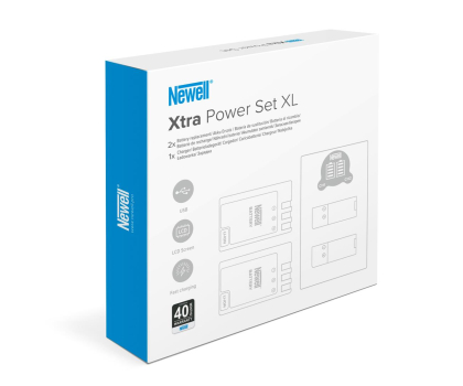 Ładowarka do aparatu Newell DL-USB-C i dwa akumulatory LP-E6N do Canon